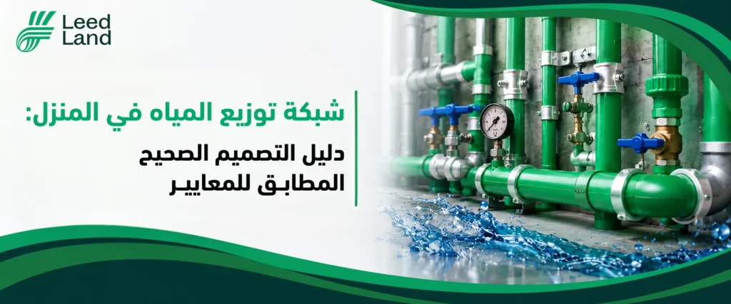 شبكة توزيع المياه في المنزل